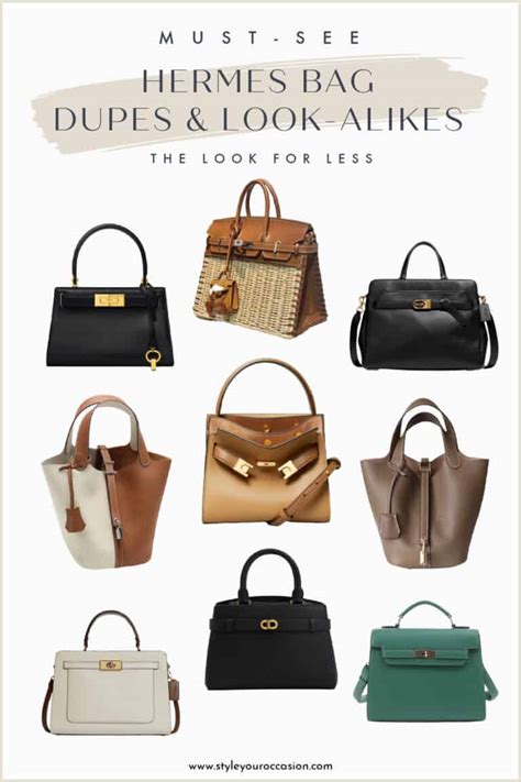 hermes bags dupes|copies of hermes bags.